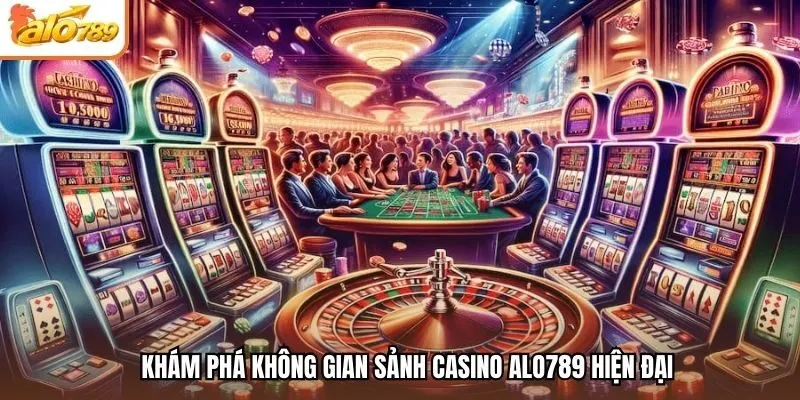 Khám phá không gian sảnh casino Alo789 hiện đại